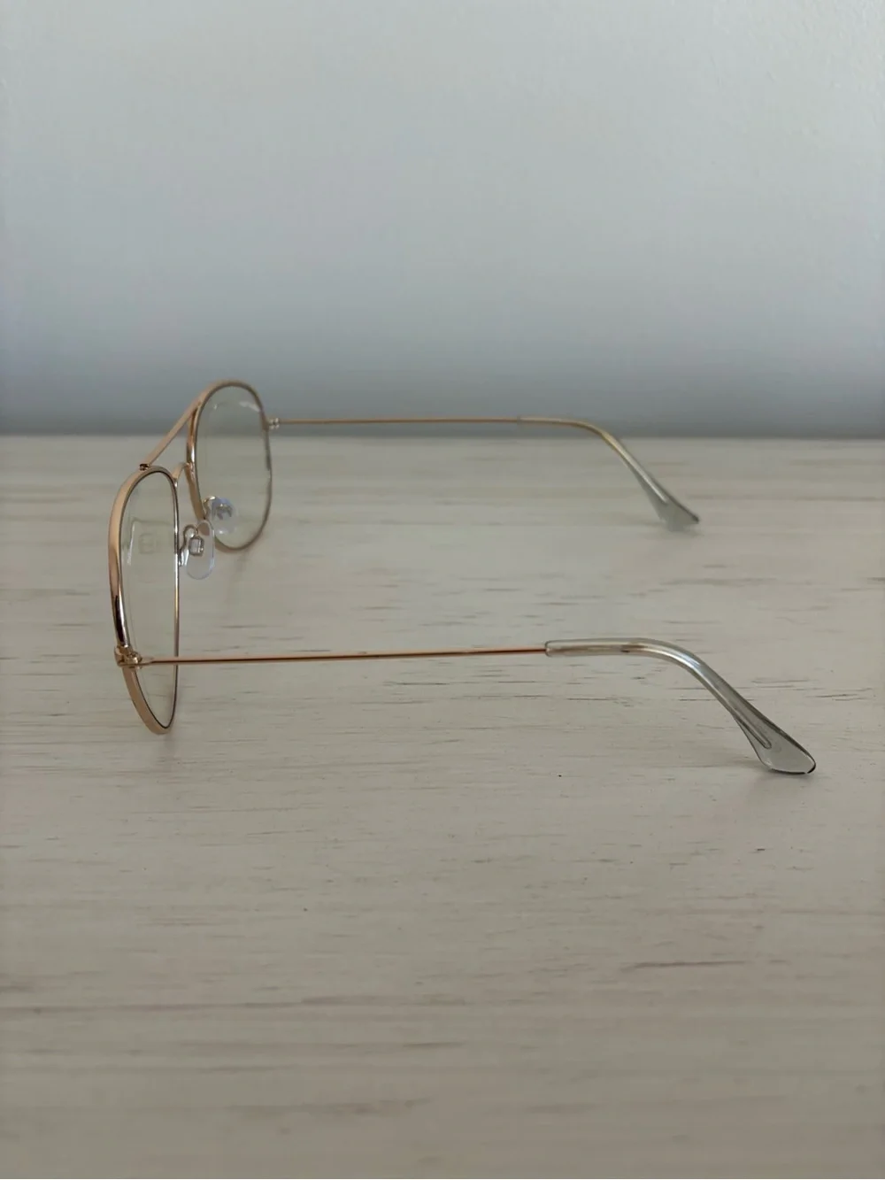 Banana Republic Factory Gold Aviator Blue Light Glasses